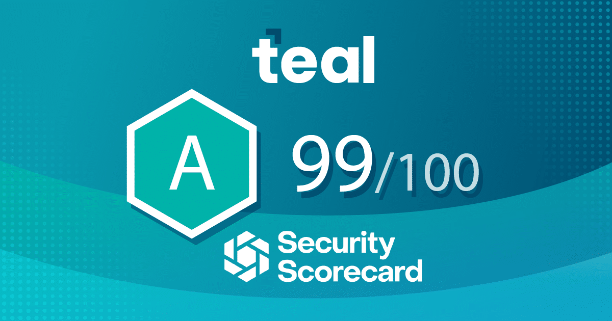 Teal Receives High Security Score, Drives Small Business Protection